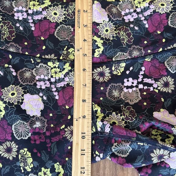 Lululemon Wunder Under Crop Fleurolace High Rise Size 8 - Picture 5 of 7
